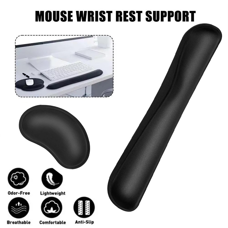 Desk Setup Gear - Ergonomiczna podkładka pod nadgarstek do klawiatury,