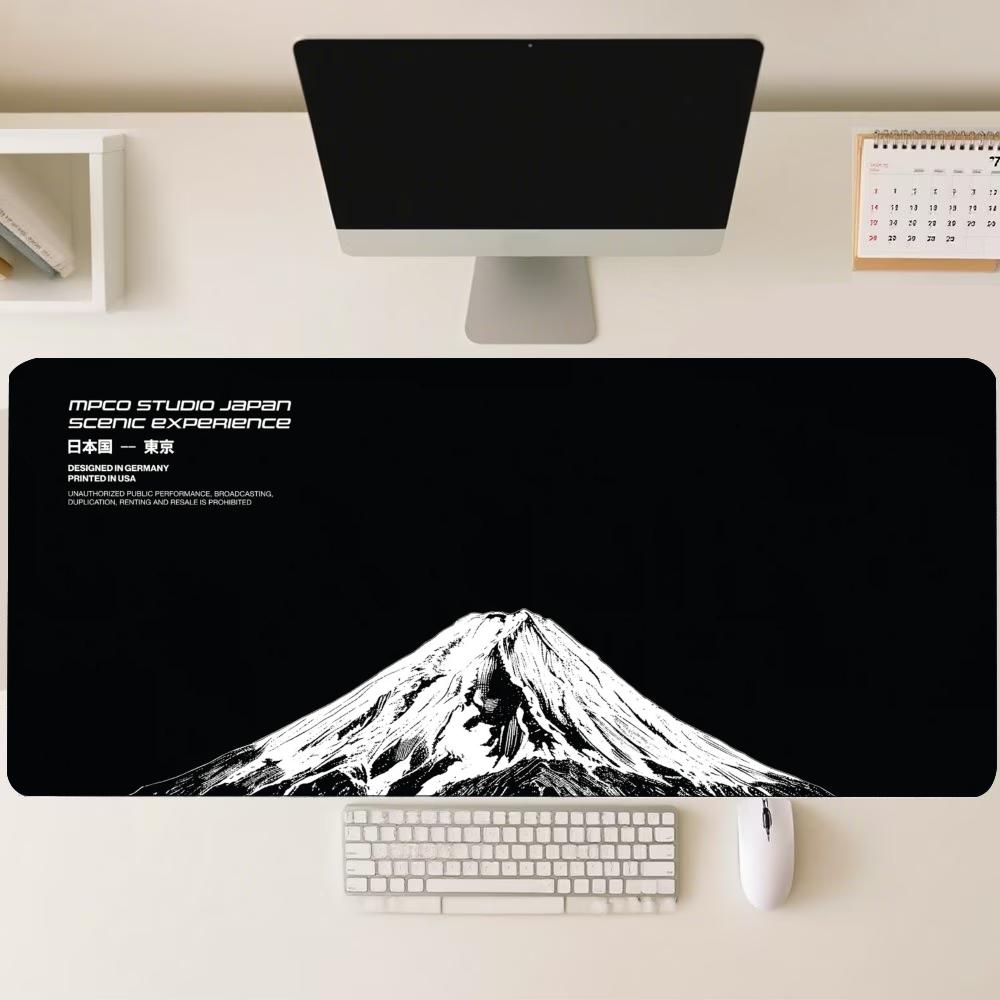 Desk Setup Workspace - Minimalistyczna duża podkładka pod mysz z