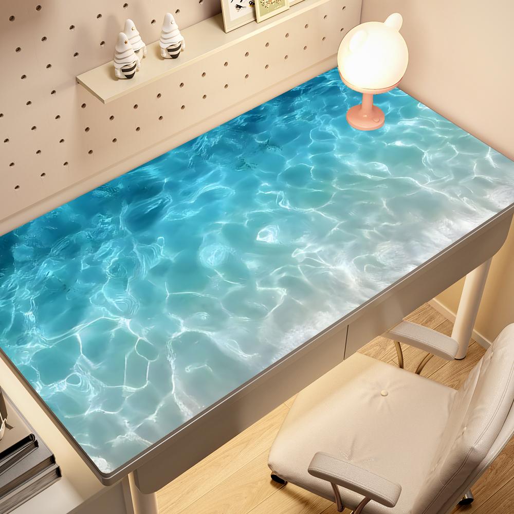 Desk Setup Blue - Ocean Breeze Duża Mata na Biurko