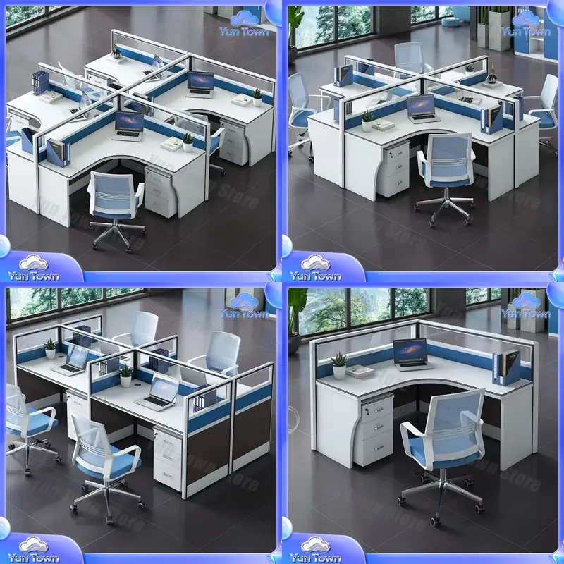 Desk Setup Workspace - Nowoczesne, otwarte, modułowe biurko do biura