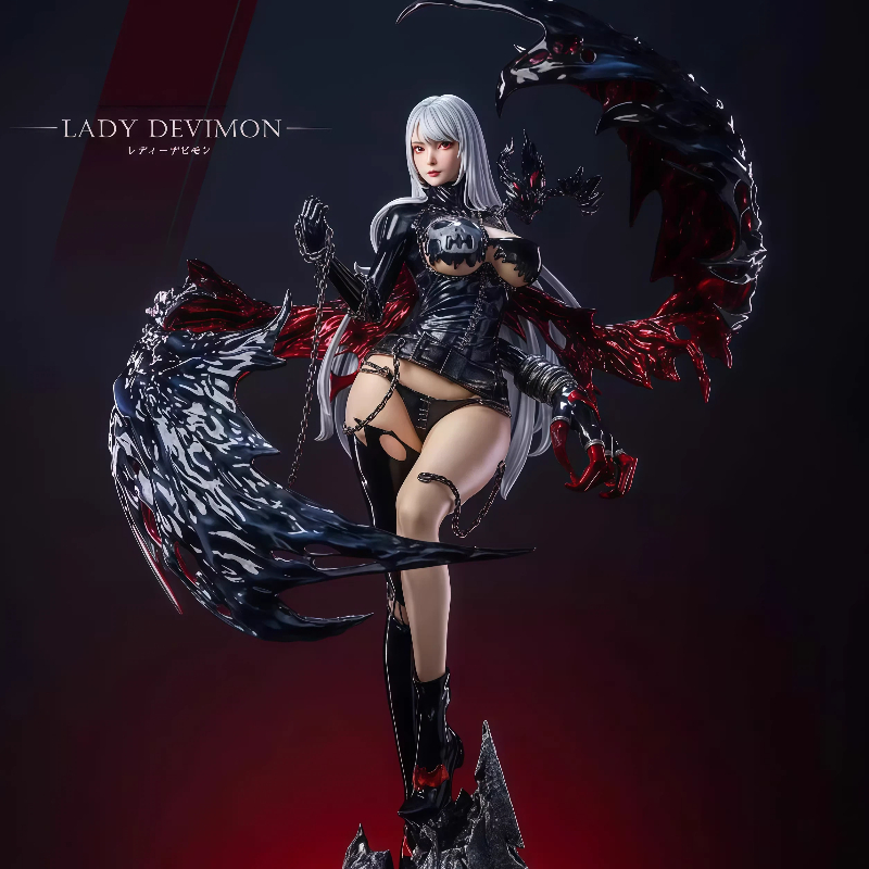 Desk Setup Gifts - Figurka Anime Digimon Lady Devimon GK,