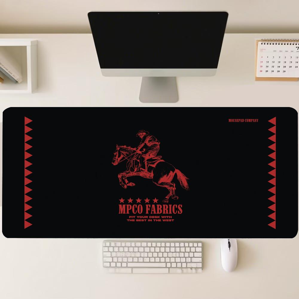 Desk Setup Workspace - Podkładka pod mysz z grafiką retro