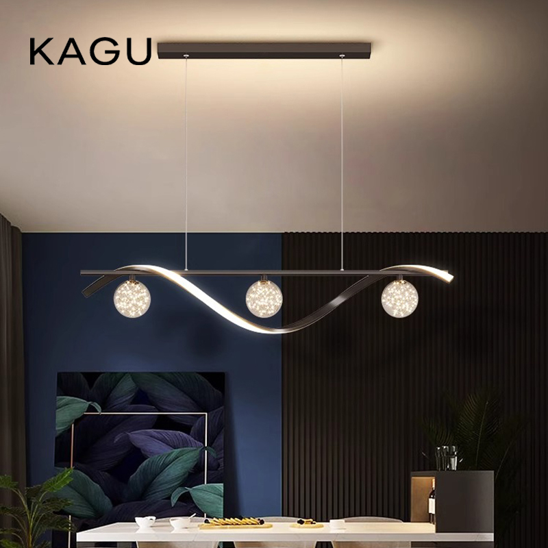 Desk Setup Minimalist - Nowoczesne minimalistyczne lampy wiszące LED z