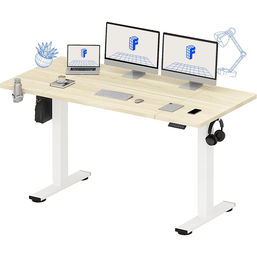 Elektryczne biurko stojące FLE – Desk Setup Workspace recenzja i cena