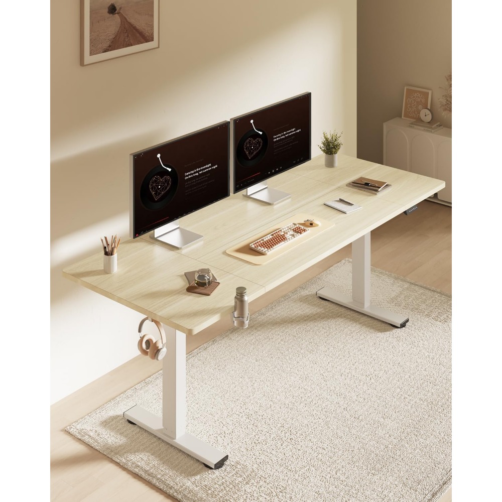 Elektryczne biurko stojące FLE – Desk Setup Workspace recenzja i cena