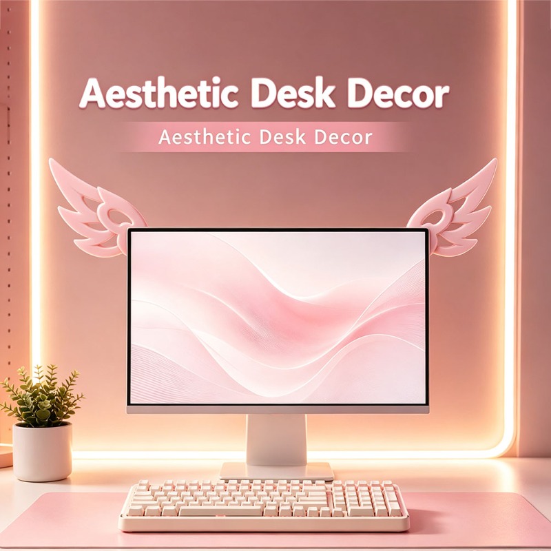 Urocze 3D ozdoby w kształcie s – Desk Setup Gifts recenzja i cena