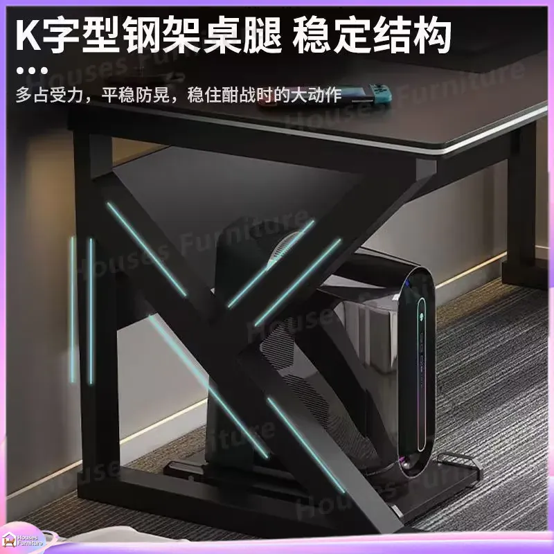 Biurko gamingowe Cafe Metal, c – Desk Setup Office recenzja i cena