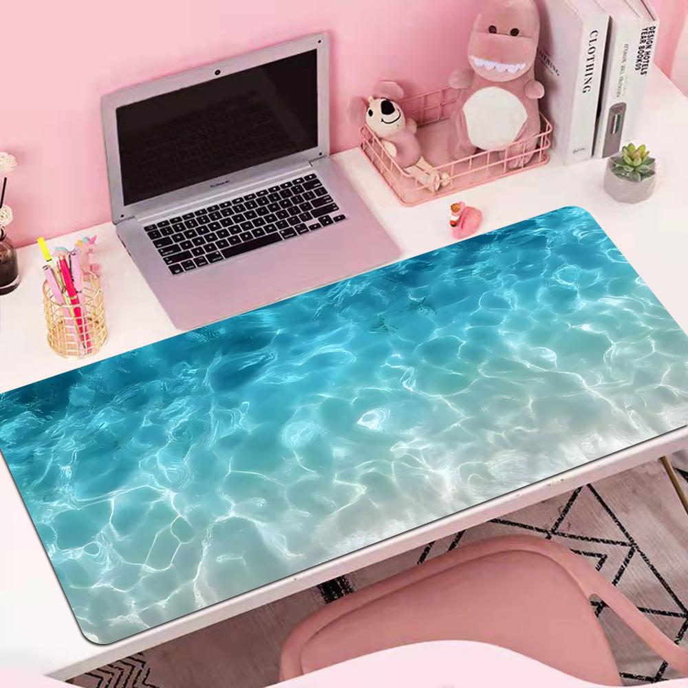 Ocean Breeze Duża Mata na Biur – Desk Setup Blue recenzja i cena