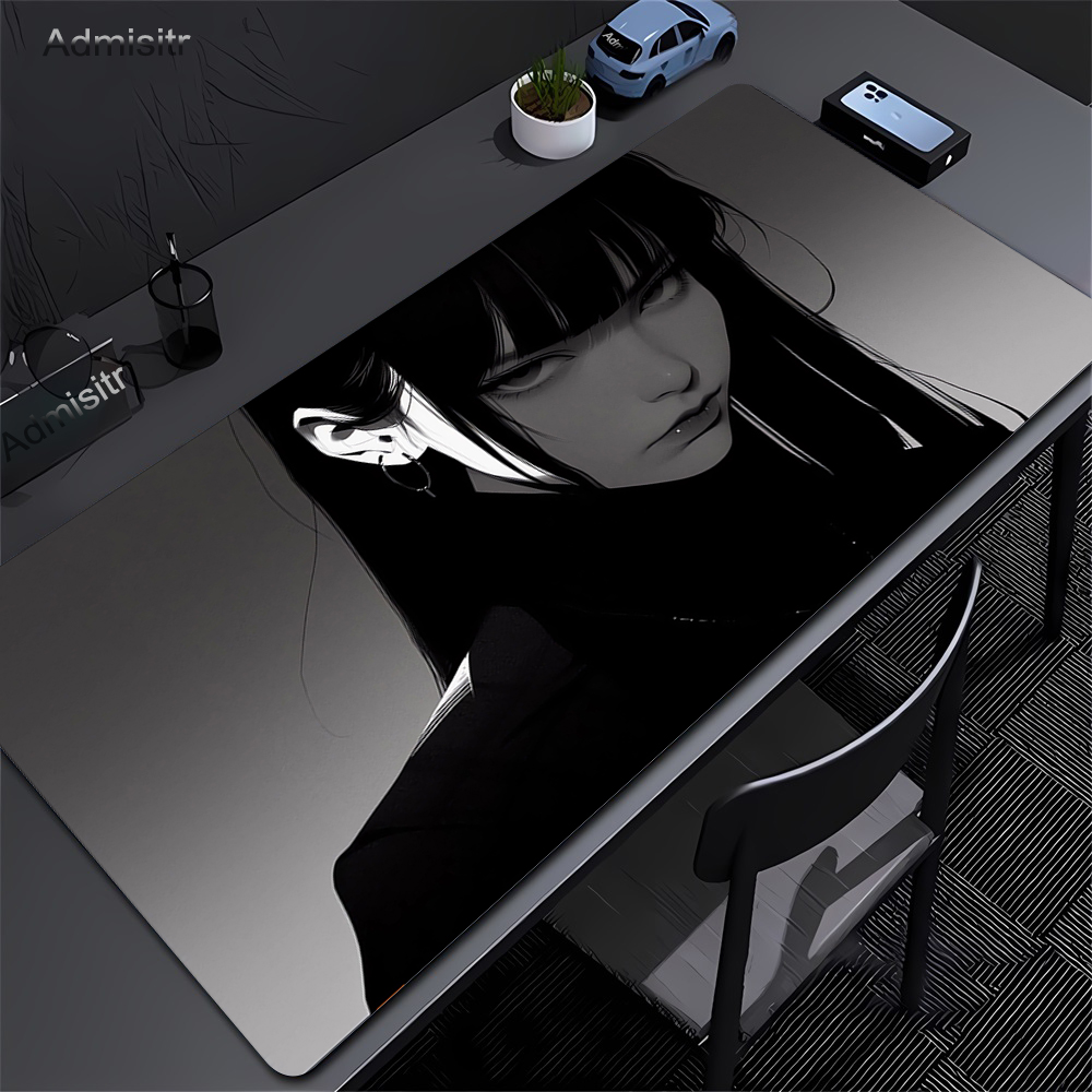 Czarna mata na stół Anime Dark – Desk Setup Blue recenzja i cena