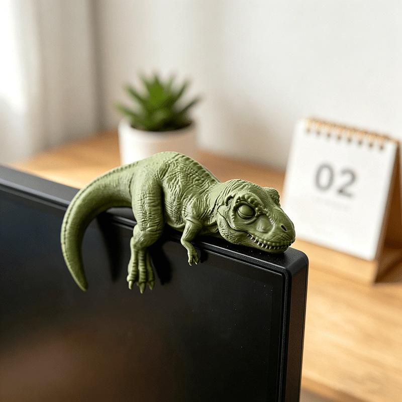 Śpiący Tyranozaur Rex Monitor  – Desk Setup Gifts recenzja i cena