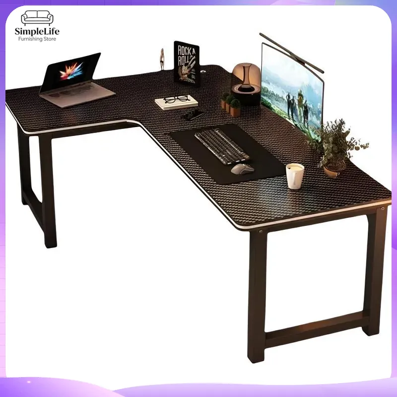 Narożne biurko gamingowe z pół – Desk Setup Office recenzja i cena