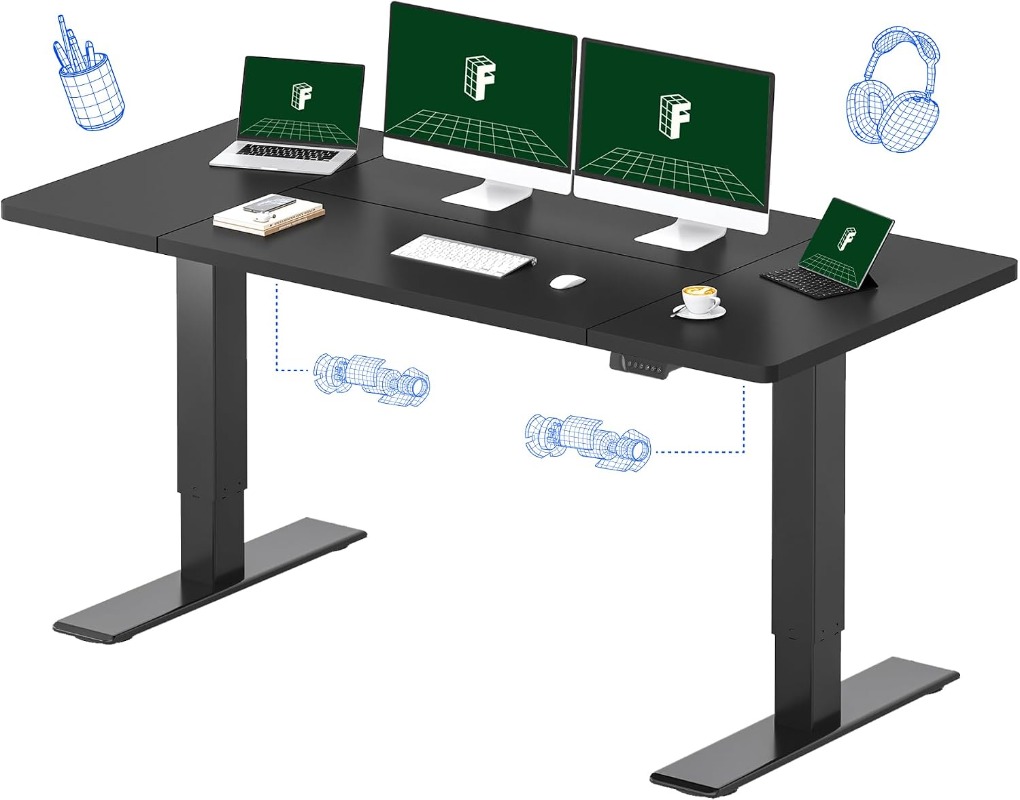 Biurko elektryczne FLEXISPOT,  – Desk Setup Workspace recenzja i cena