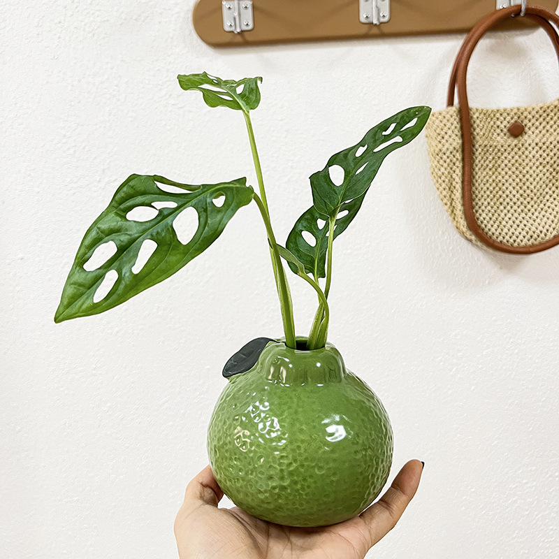 Plastikowy wazon, zielono-poma – Desk Setup Green recenzja i cena