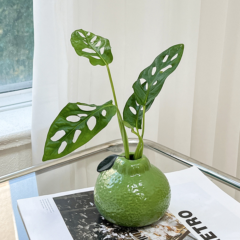 Plastikowy wazon, zielono-poma – Desk Setup Green recenzja i cena