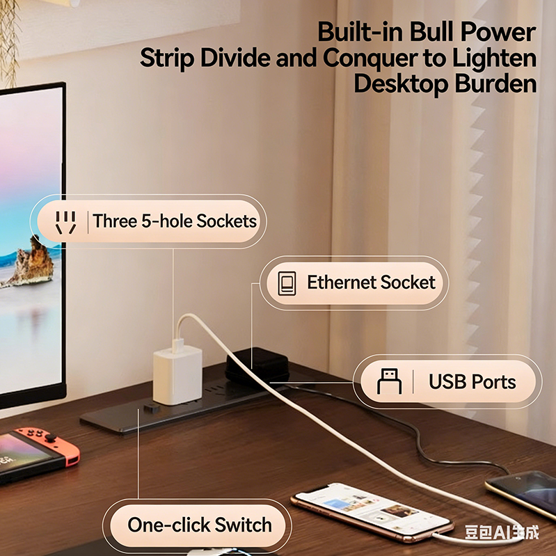 Nowoczesne elektryczne biurko  – Desk Setup Office recenzja i cena