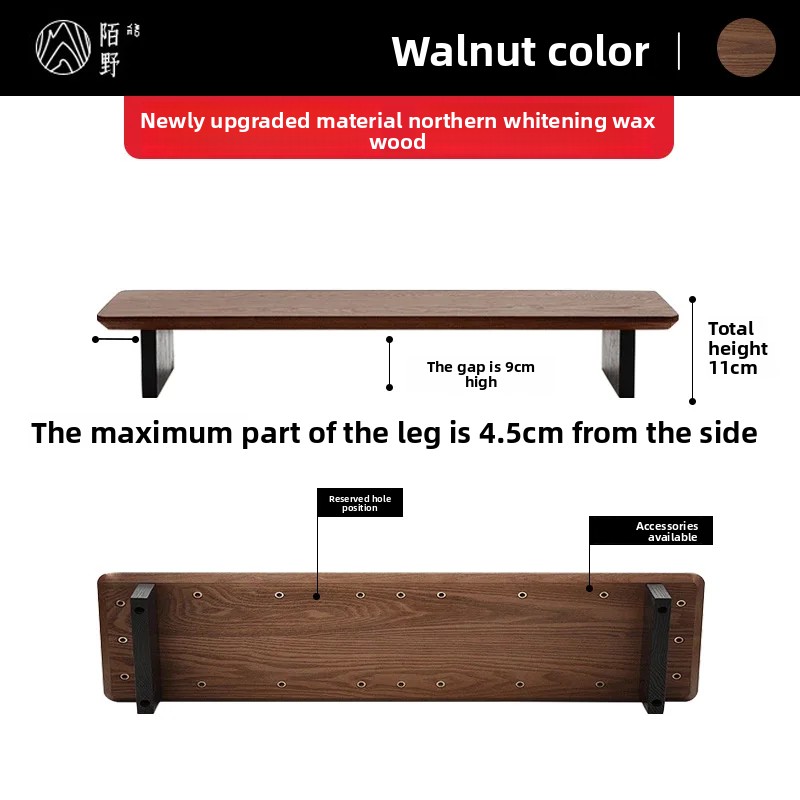 Solidny drewniany stojak pod m – Desk Setup Office recenzja i cena