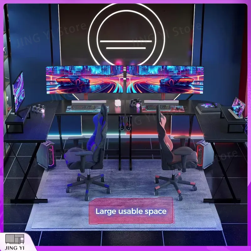Biurko gamingowe w kształcie l – Desk Setup Corner recenzja i cena