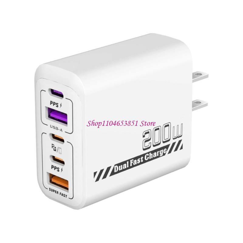 Szybka ładowarka 200 W z 5 por – Desk Setup For 2 Laptops recenzja i cena