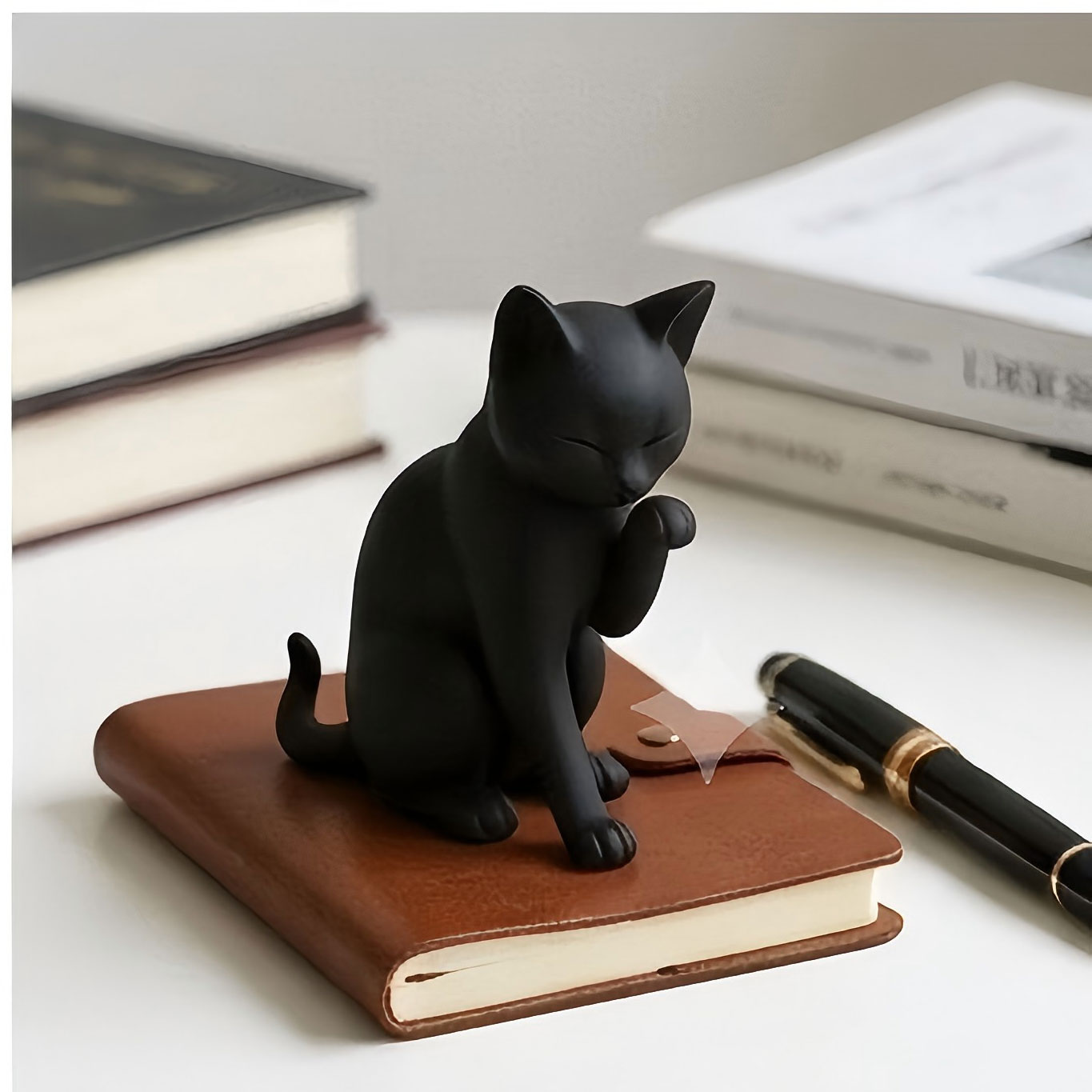 Figurka 3D Minimalistyczna Kot – Desk Setup Workspace recenzja i cena