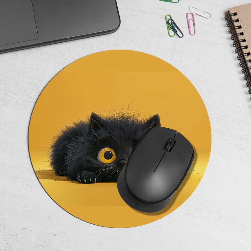 Okrągła podkładka pod mysz z u – Desk Setup Office recenzja i cena